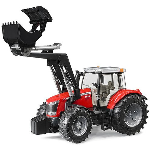Bruder traktor s čelnim nakladalcem Massey Ferguson 7601 Cene