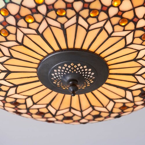 Endon 64276 - plafonsko svetlo tiffany mille feux 2xE27/60W/230V prečnik 45 cm Slike