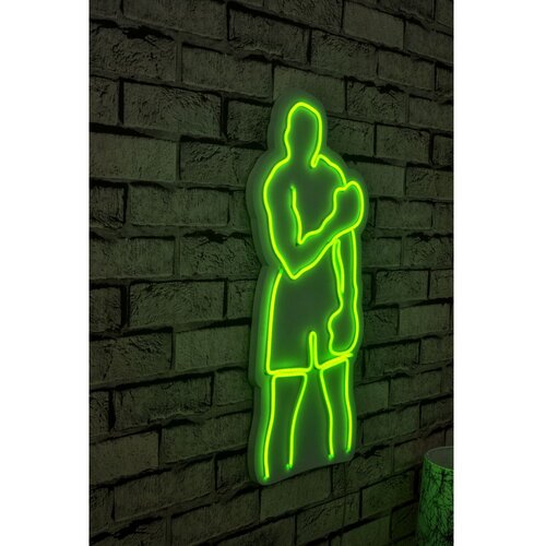 Wallity Dekorativna plastična LED rasveta Muhammed Ali Green Slike