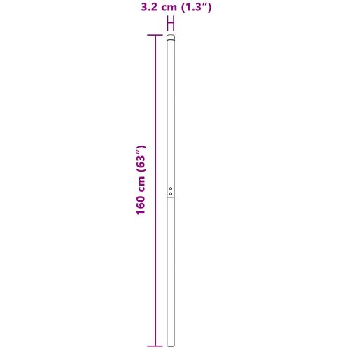  Stup za ogradu 12 kom. Siva Čelik s pra&amp;scaron;kastim premazom 160 cm Slike
