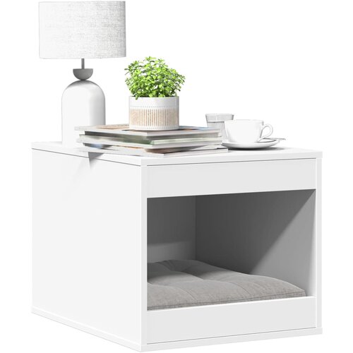 vidaXL Kutija za mačji pijesak bijela 47x59x42 cm konstruirano drvo Cijene