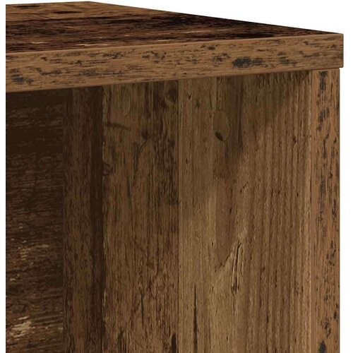 VidaXL Regal za knjige boja starog drva 60x24x76,5cm konstruirano drvo Slike