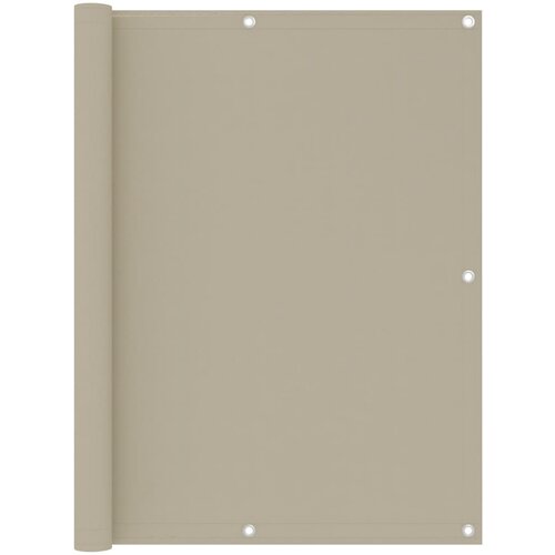 vidaXL Balkonsko platno bež 120x600 cm oksford blago Cene