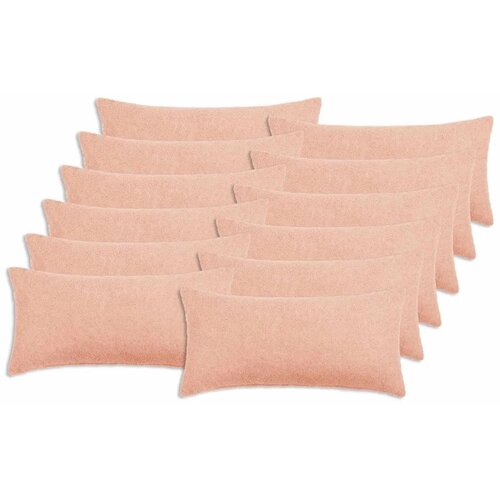  Presvlaka za jastuk 12 pcs HEERLEN Ružičasta 40 x 80 cm Boucl&eacute; - Ružičasta 40 x 80 cm 12 Cijene
