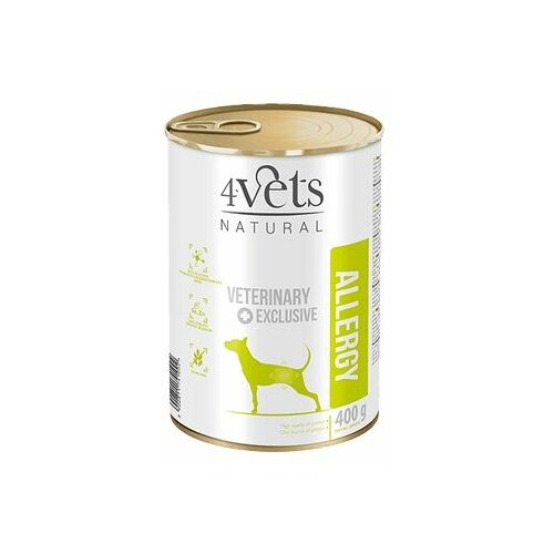 4Vets Natural Dog Veterinarska Dijeta Allergy 400g Slike