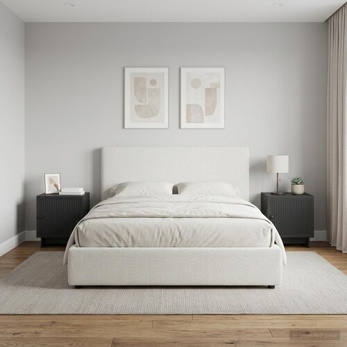  Noćni ormar 2 pcs Crna 43 x 34,5 x 50 cm Konstruirano drvo Slike