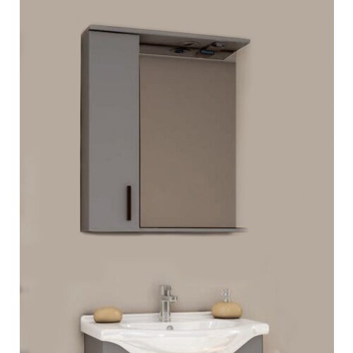 SENEX Kupaoničko ogledalo Bianca 55 antracit Slike