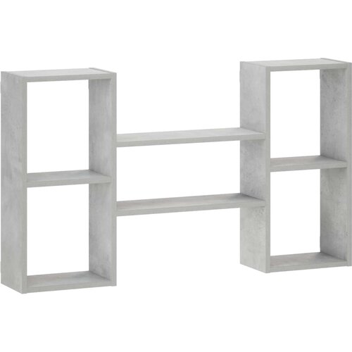  Zidna polica Betonska siva 102 x 17 x 59 cm Prerađeno drvo Slike