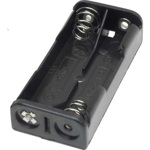 TRU COMPONENTS Držalo za baterije 2x Micro (AAA) spajkalni priključek BH-421-3D, (20636018) Slike