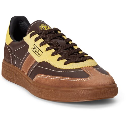 Polo Ralph Lauren Nizke superge 'BEDFORD' karamel / temno rjava / svetlo rumena Cene