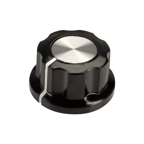 SCI Vrtljivi gumb, crne, bijele boje (promjer x V) 22.9 mm x 12.7 mm RN-99E(6.4mm) 1 kom. Slike