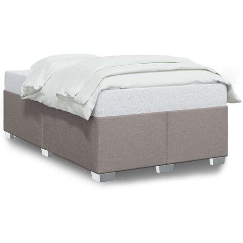VidaXL Okvir kreveta Taupe 120x190 cm Tkanina Slike