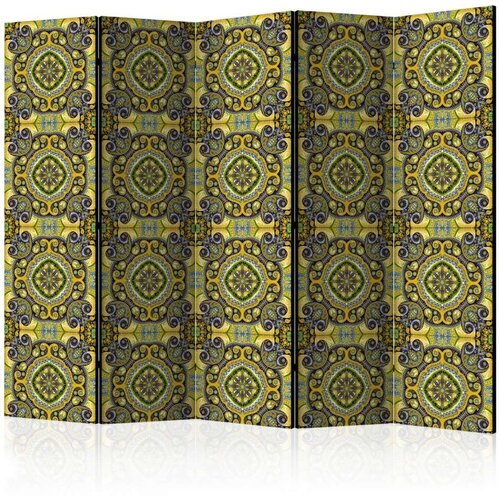  Paravan u 5 dijelova - Malachite Mosaic II [Room Dividers] 225x172 Cijene