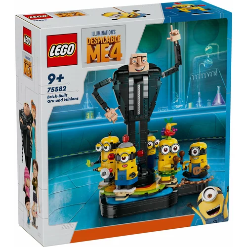 Lego Despicable Me 75582 Iz kock sestavljeni Gru in Minioni