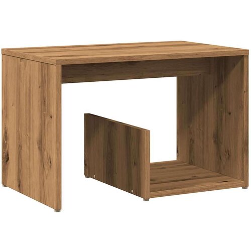 VidaXL Pomoćni stol Artisan hrast 59x36x38 cm izrađeno drvo Slike