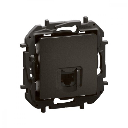 Legrand Ethernet utičnica RJ45 NILOE bez rama, crna Slike