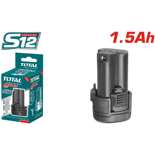 TOTAL TOOLS Litij-ionska baterija 1,5Ah, 12V/S12 (TBLI12152E), (20931228)