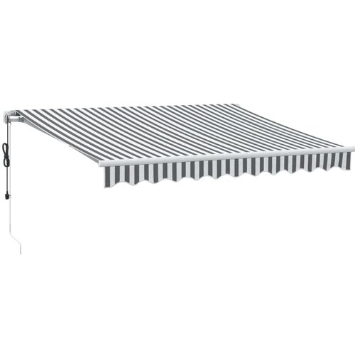 Maison Chic Avtomatsko zložljiva tenda - Senčniki antracit in bela 300x250 cm, (22039096) Cene