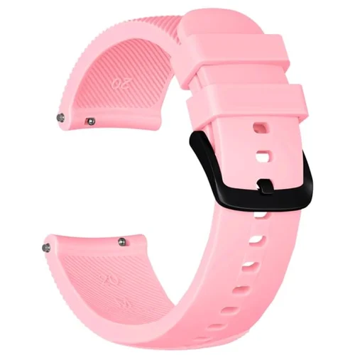 Silikonski REMEN ZA PAMETNI SAT "CH" PINK 20mm