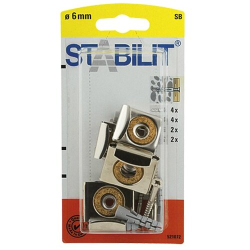 STABILIT komplet za pričvršćivanje SB (Promjer tiple: 6 mm, Duljina tiple: 40 mm, Prikladno za: Puni građevinski materijali i cigla, 4 Kom.) Cijene