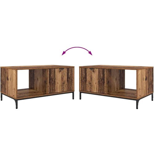 VidaXL Stolić za kavu Staro drvo 90 x 49 x 46 cm Konstruirano drvo Slike