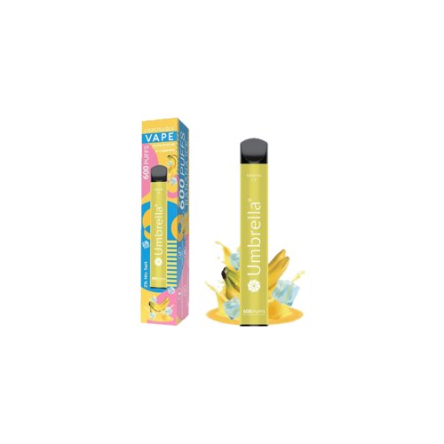 Umbrella 600 Puffs Banana Ice 20mg Slike
