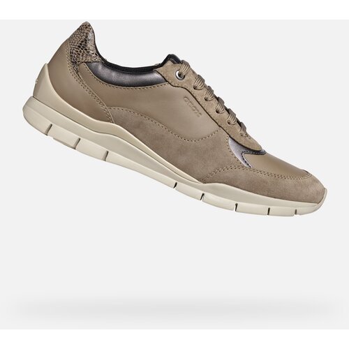 Geox Beige women&amp;#039;s sneakers Sukie - Women&amp;#039;s Slike