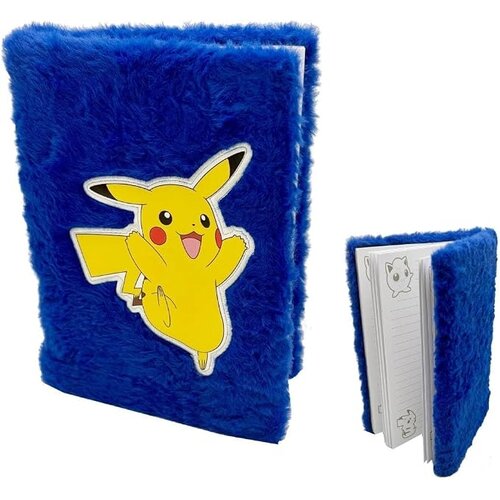 Pokemon Pikachu pli&scaron;asta A5 beležka temno modre barve La Plume Doree Cene