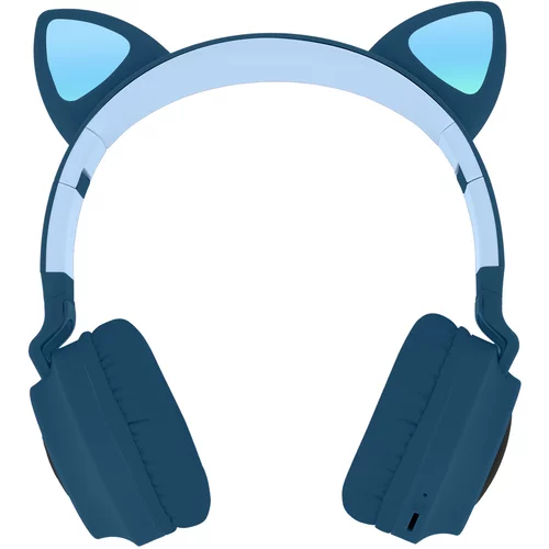 AVIZAR Slušalke Bluetooth 5.0 Cat Ear Design - polnocno modre, (20731493)