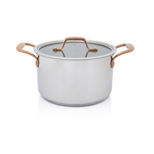 Metalac inox duboka &scaron;erpa sa staklenim poklopcem 20cm ( 387166 ) Cene
