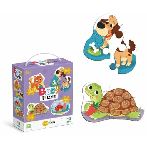 Baby PUZZLE 4U1 LJUBIMCI 300688 Slike