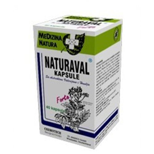Medizina Natura naturaval forte, valerijana i hmelj, 40 kapsula Slike