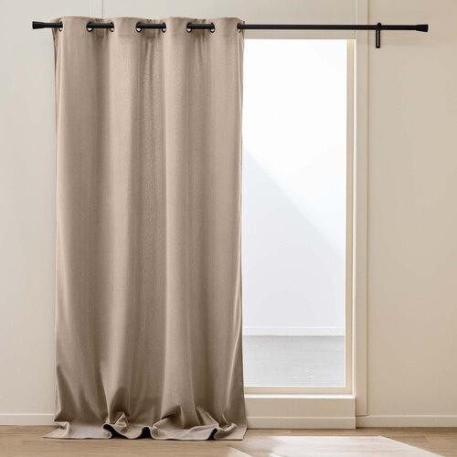 Douceur d intérieur Smeđa termo izolacijska zavjesa od samta 140x260 cm Madison &ndash; Cijene