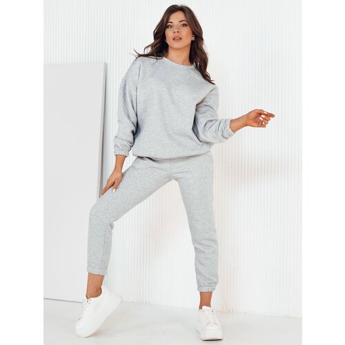 DStreet Komplet damski dresowy ARIELLA PREMIUM szary Slike