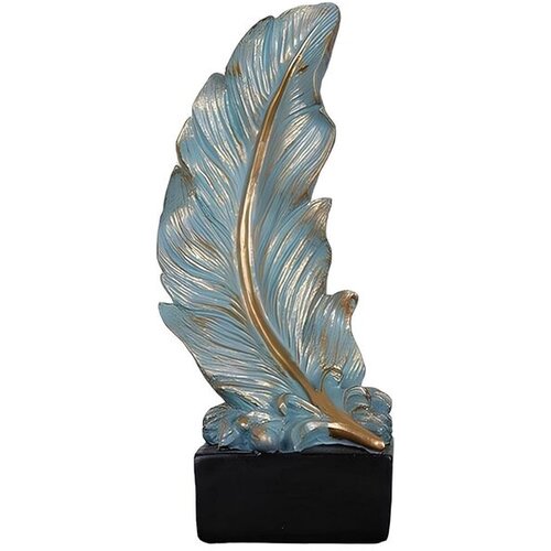 Aberto Design dekorativna figura CY0363, 30x10 cm, svetloplava Cene