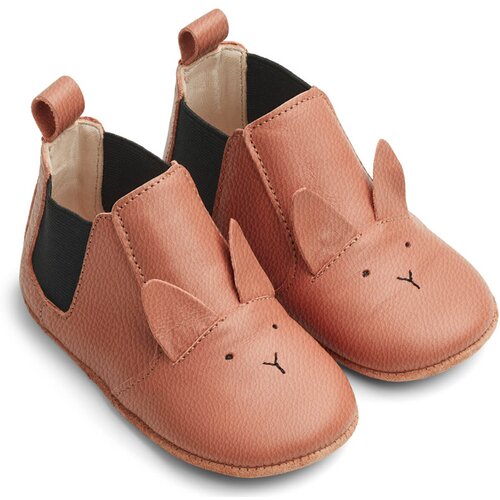 Liewood otro&amp;scaron;ki usnjeni copatki rabbit tuscany rose Slike