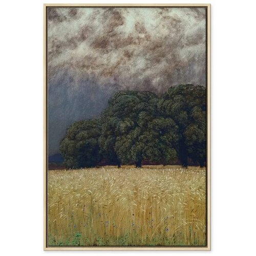  Slika - Hans Thoma &amp;ndash; Calm Before the Storm 60x90 U prirodnom drvenom okviru Slike