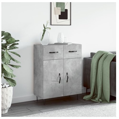 vidaXL Komoda siva boja betona 69 5x34x90 cm od konstruiranog drva Cijene