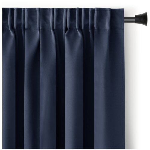 Restilo Tamno plava zatamnjujuća/termo izolacijska zavjesa 140x270 cm Pleat &amp;ndash; Slike