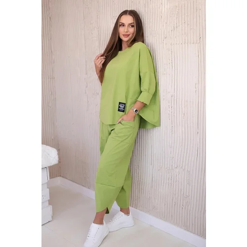 Kesi Set of sweatshirt and pants punto Pistachio