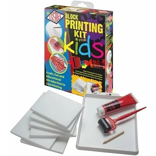 Essdee Block Printing Kit For Kids Set za linorez