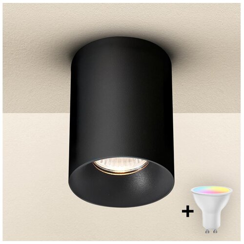 Brilagi LED RGBW prigu&scaron;iva spot svetiljka TRINE 1xGU10/4,8W/230V crna Cene