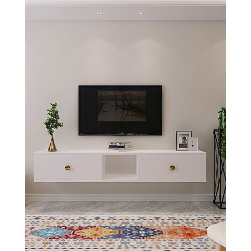 Hanah home Hanah Kućni TV komoda Zuzu 150, bijela Slike