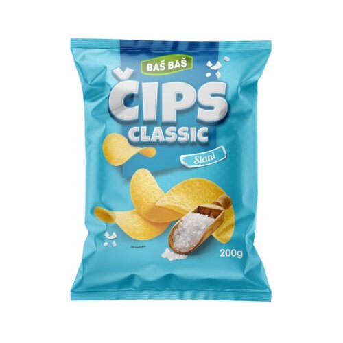 Ba&amp;scaron; Ba&amp;scaron; ČIPS CLASSIC SLANI 200G Slike