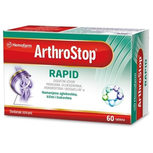 Hemofarm Arthrostop rapid, 60 tableta Cene