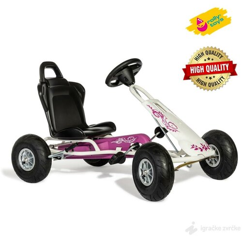 Rolly Toys karting na pedale za devojčice ferbedo airrunner (3-8 godina) 105014 Slike