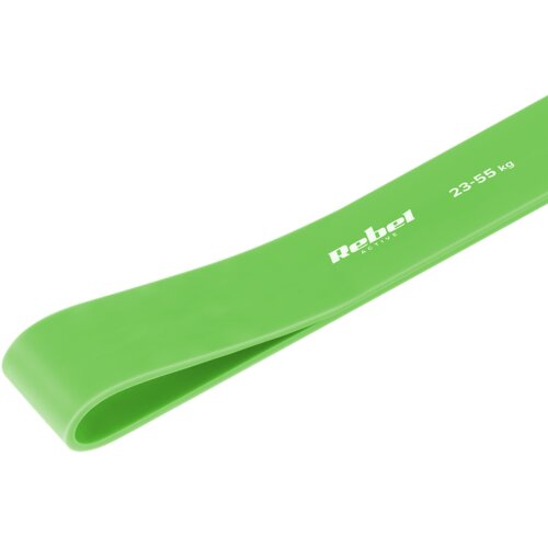 Rebel ACTIVE Elastična guma za vežbanje i zgibove Power Band zelena 23-55kg RBA-3000-5 Slike