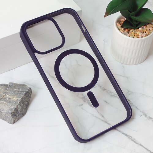  Torbica magesafe za iphone 15 pro max 6.7 ljubicasta Slike