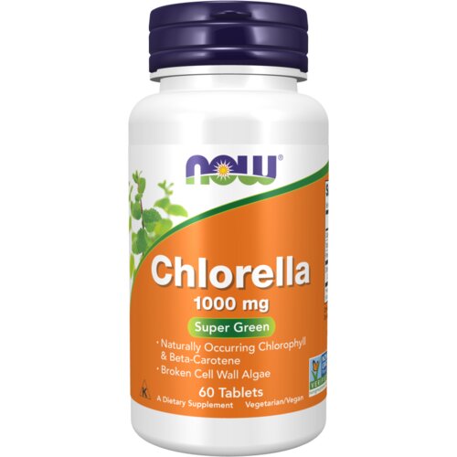 Now Foods chlorella 1000 mg - prirodna podrška za detoksikaciju i energiju Slike