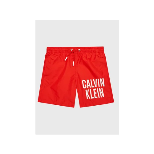 Calvin Klein Swimwear Kopalne hlače Medium KV0KV00021 Rdeča Regular Fit